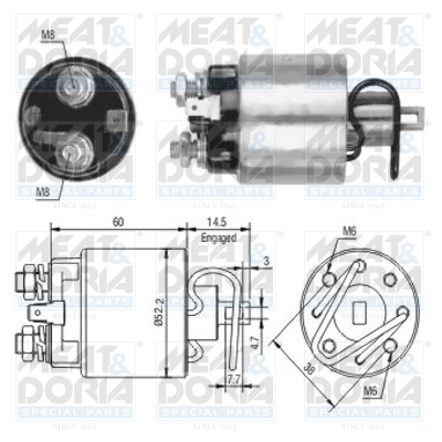 Solenoid Switch, starter